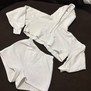 Aritzia TNA Cozy Fleece set